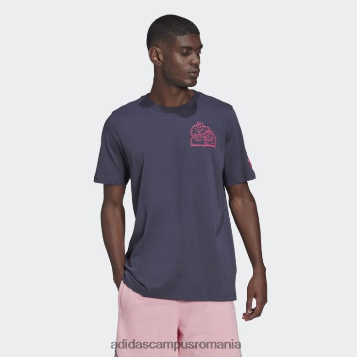 adidas campus romania tricou originals x kevin lyons navy fashion bărbați marina J266N27076