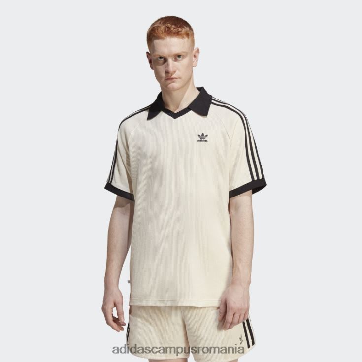 adidas campus romania tricou polo adicolor classics waffle alb bărbați alb J266N26325