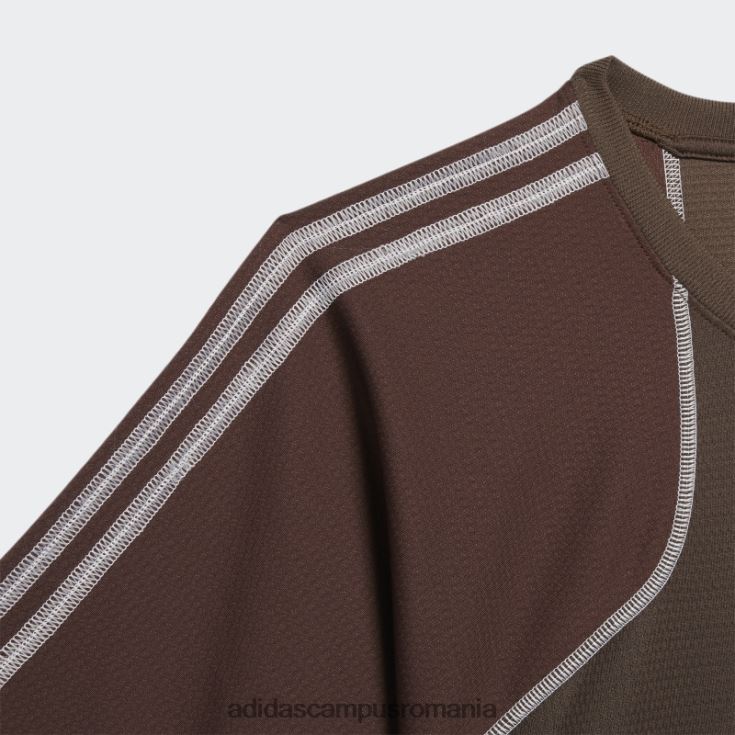 adidas campus romania tricou pop tech cu mânecă scurtă deepest earth bărbați cel mai adânc pământ/cauciuc/maro J266N27549