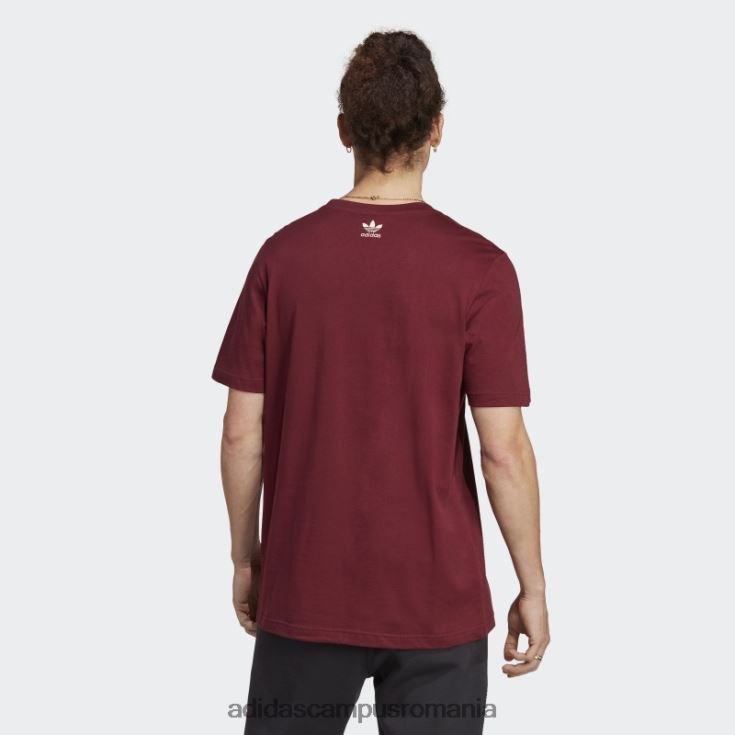 adidas campus romania tricou roșu de arhivă grafică adidas bărbați roșu J266N25781
