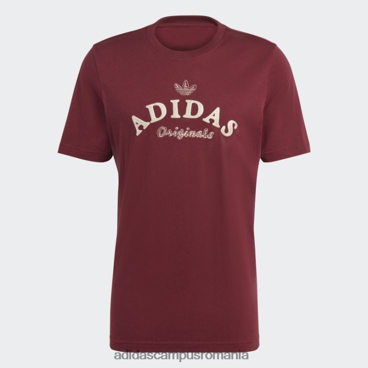 adidas campus romania tricou roșu de arhivă grafică adidas bărbați roșu J266N25781
