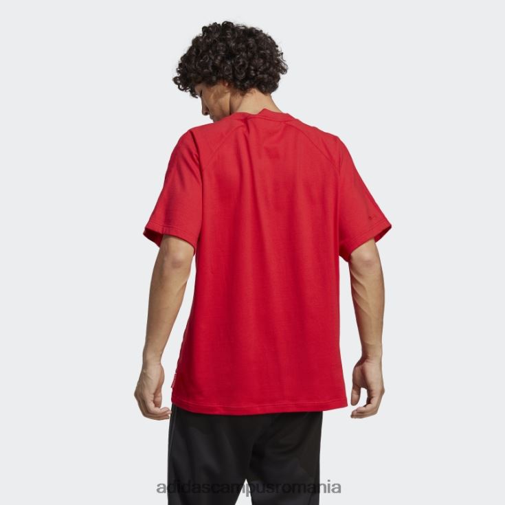 adidas campus romania tricou scarlet essentials bărbați stacojiu J266N25123