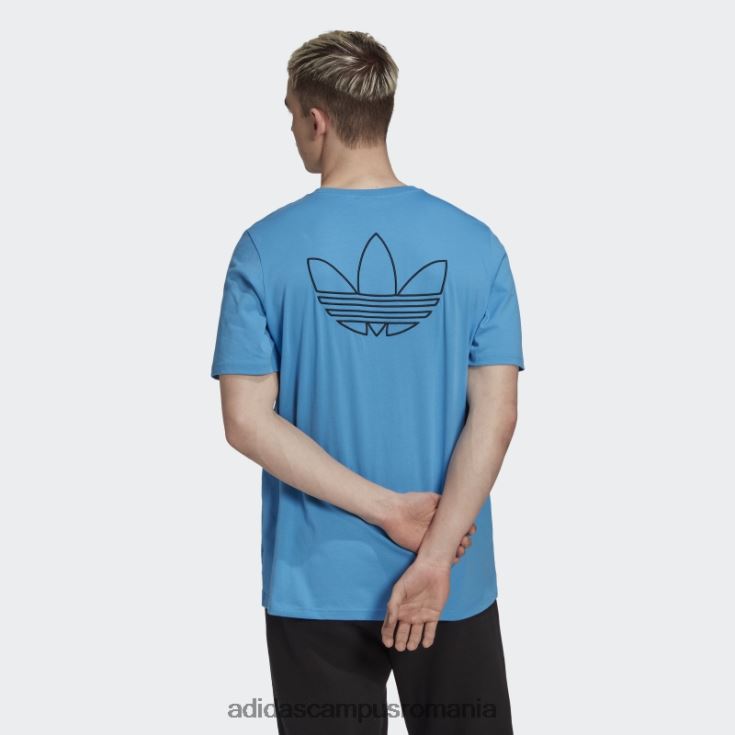 adidas campus romania tricou stil serie trefoil albastru bărbați albastru J266N214936
