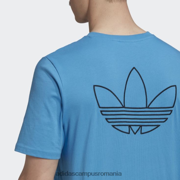 adidas campus romania tricou stil serie trefoil albastru bărbați albastru J266N214936