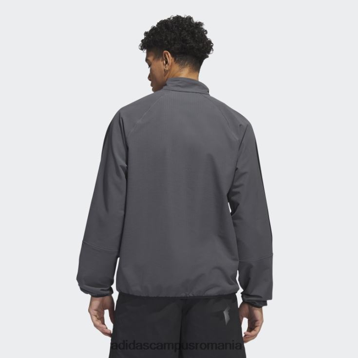 adidas campus romania tricou termic pop gri cu mânecă lungă bărbați gri/negru J266N26791