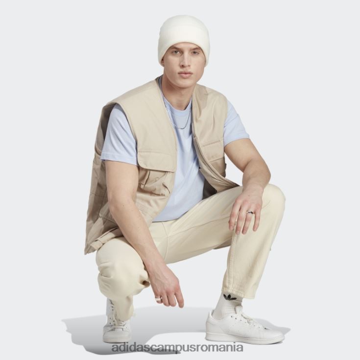 adidas campus romania tricou trefoil essentials albastru zori bărbați zori albastre J266N214516