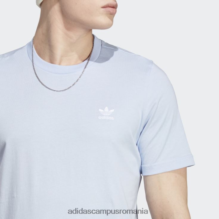 adidas campus romania tricou trefoil essentials albastru zori bărbați zori albastre J266N214516