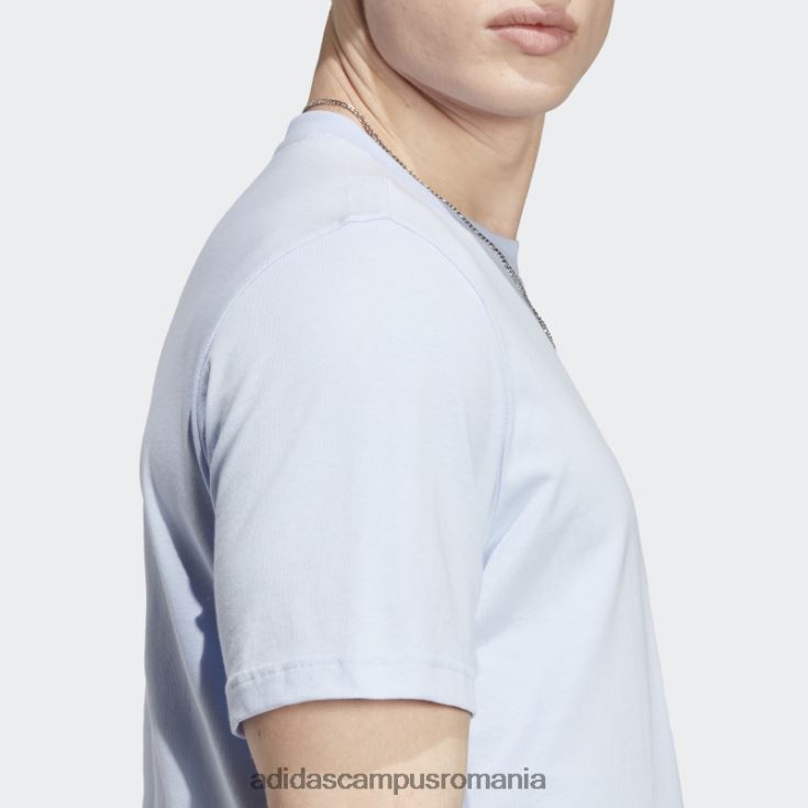 adidas campus romania tricou trefoil essentials albastru zori bărbați zori albastre J266N214516