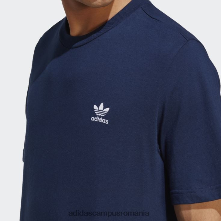 adidas campus romania tricou trefoil essentials night indigo bărbați indigo de noapte J266N26271