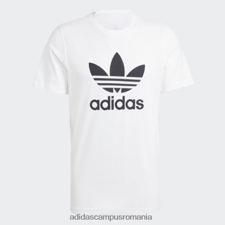 adidas campus romania tricou trifoil adicolor classics alb bărbați alb negru J266N214444