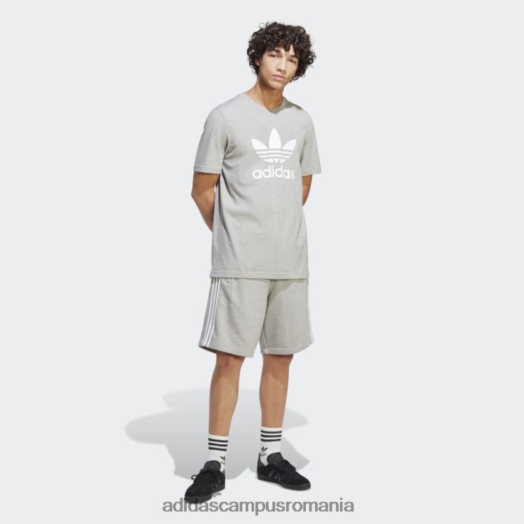 adidas campus romania tricou trifoil adicolor classics gri mediu adidas bărbați gri mediu J266N2855