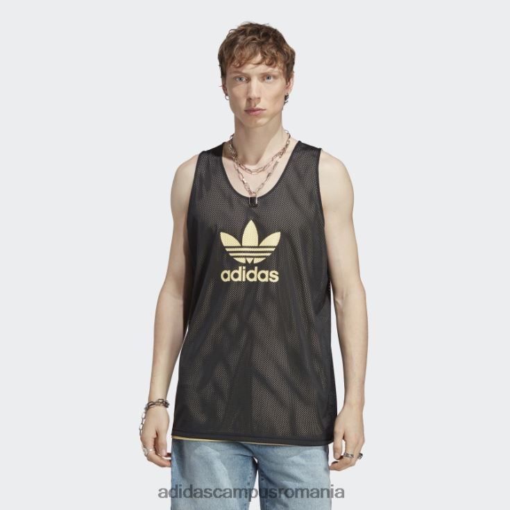 adidas campus romania tricou trifoil de baschet galben adicolor clasics adidas bărbați galben/negru J266N24833