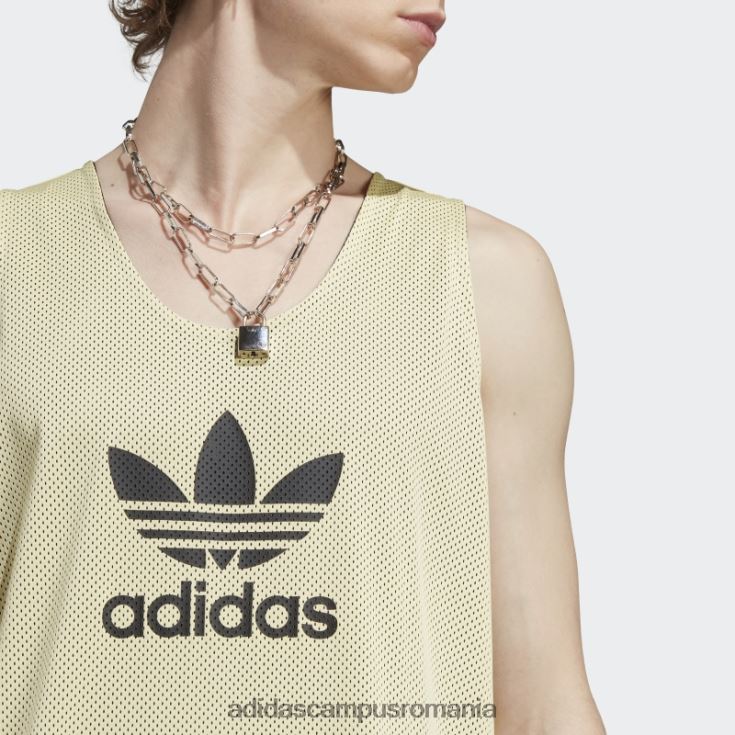 adidas campus romania tricou trifoil de baschet galben adicolor clasics adidas bărbați galben/negru J266N24833