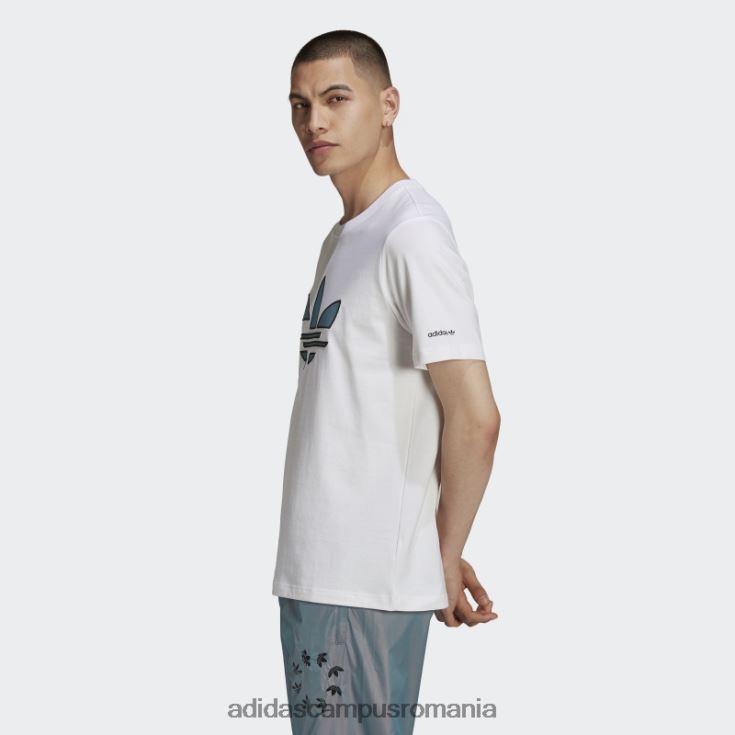 adidas campus romania tricou trifoil sfărâmat adicolor alb bărbați alb J266N215167