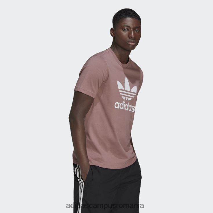 adidas campus romania tricou violet adicolor classics trefoil bărbați violet/alb J266N214867