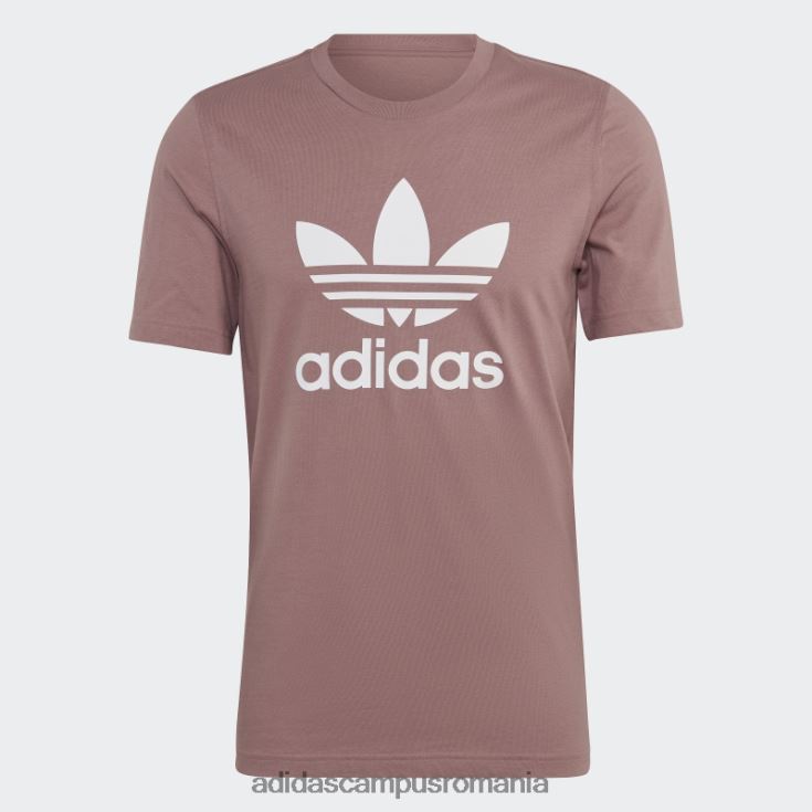adidas campus romania tricou violet adicolor classics trefoil bărbați violet/alb J266N214867