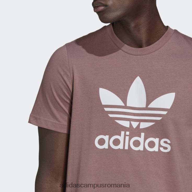 adidas campus romania tricou violet adicolor classics trefoil bărbați violet/alb J266N214867