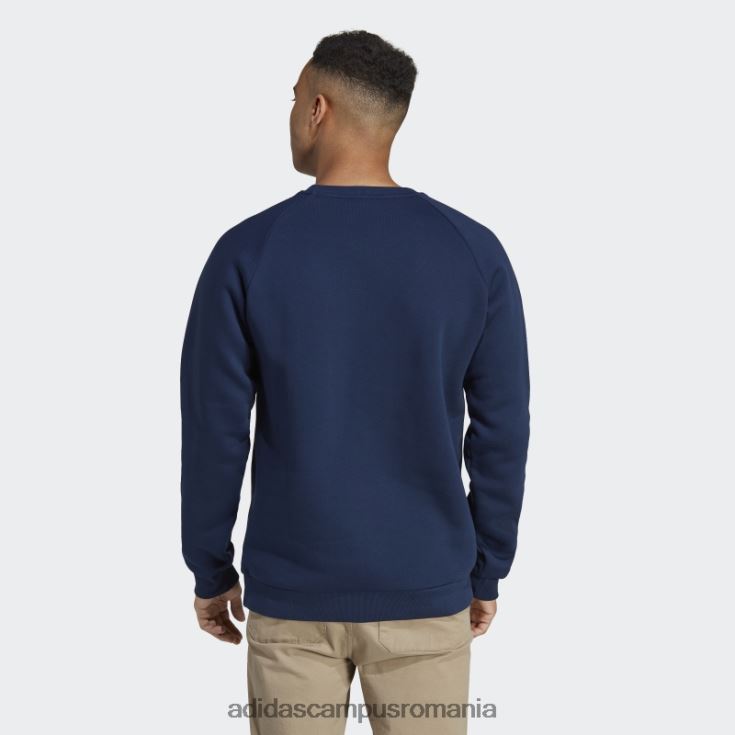 adidas campus romania trifoil essentials hanorac crewneck night indigo adidas bărbați indigo de noapte J266N25058