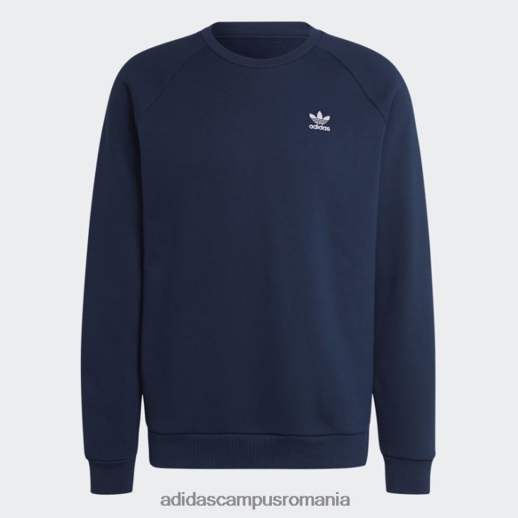 adidas campus romania trifoil essentials hanorac crewneck night indigo adidas bărbați indigo de noapte J266N25058
