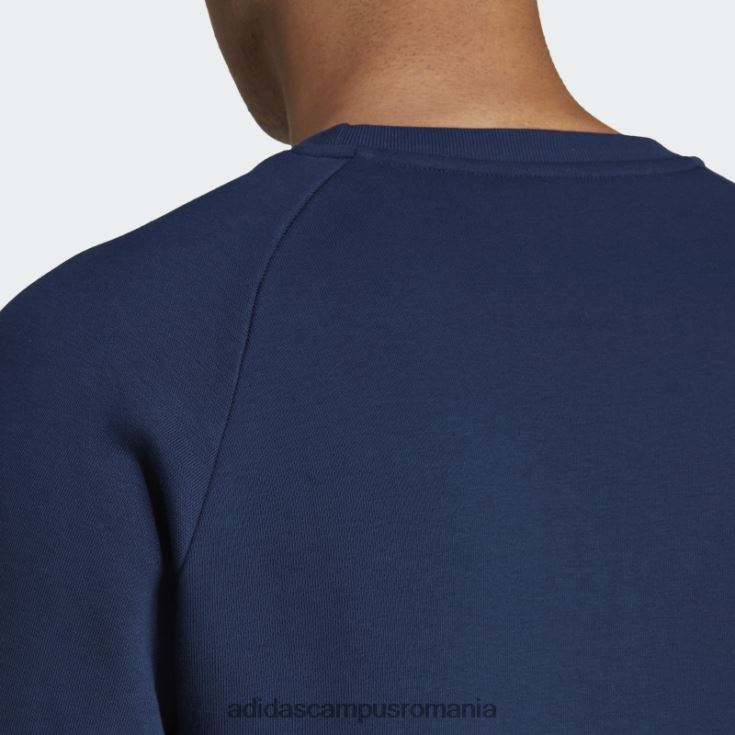 adidas campus romania trifoil essentials hanorac crewneck night indigo adidas bărbați indigo de noapte J266N25058