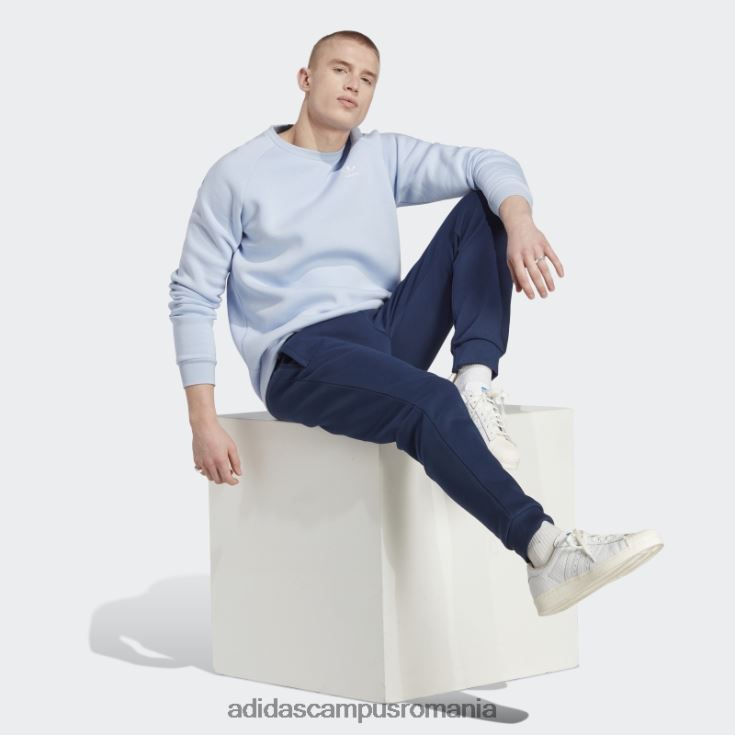 adidas campus romania trifoil essentials hanorac cu gât albastru albastru bărbați zori albastre J266N214527
