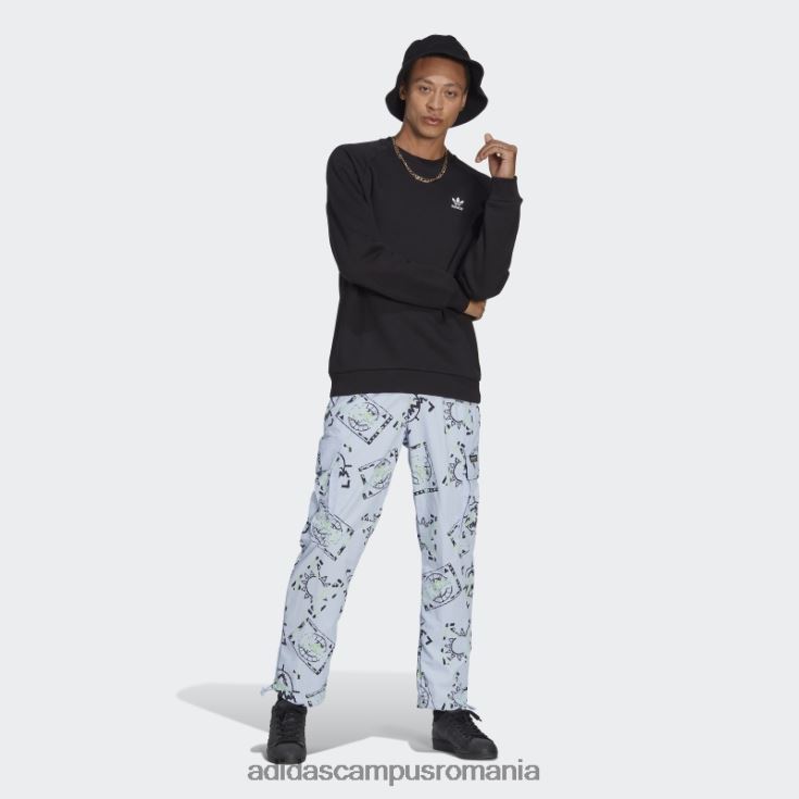 adidas campus romania trifoil essentials hanorac cu gât negru adidas bărbați negru J266N2846