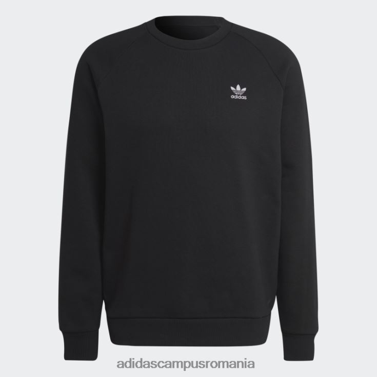 adidas campus romania trifoil essentials hanorac cu gât negru bărbați negru J266N214450