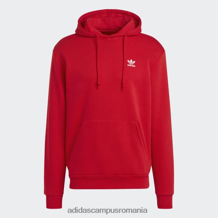 adidas campus romania trifoil essentials hanorac stacojiu bărbați stacojiu J266N26991