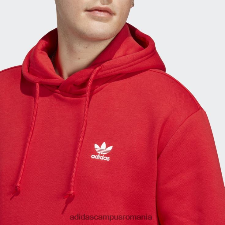 adidas campus romania trifoil essentials hanorac stacojiu bărbați stacojiu J266N26991