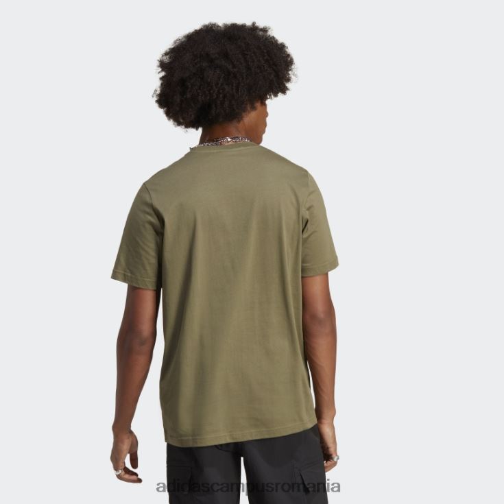 adidas campus romania trifoil essentials tee olive bărbați măsline J266N25593