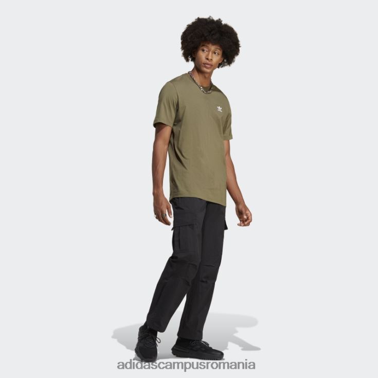 adidas campus romania trifoil essentials tee olive bărbați măsline J266N25593