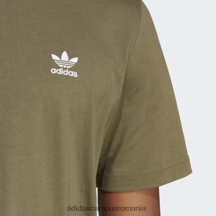 adidas campus romania trifoil essentials tee olive bărbați măsline J266N25593