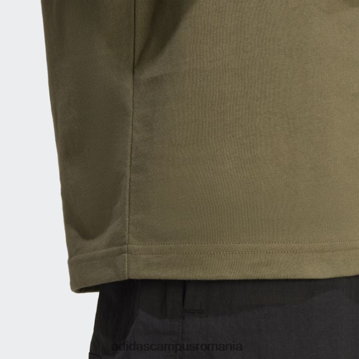 adidas campus romania trifoil essentials tee olive bărbați măsline J266N25593