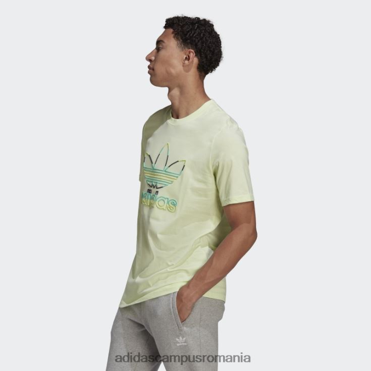 adidas campus romania trifoil tee lime adidas bărbați lămâie verde J266N27200