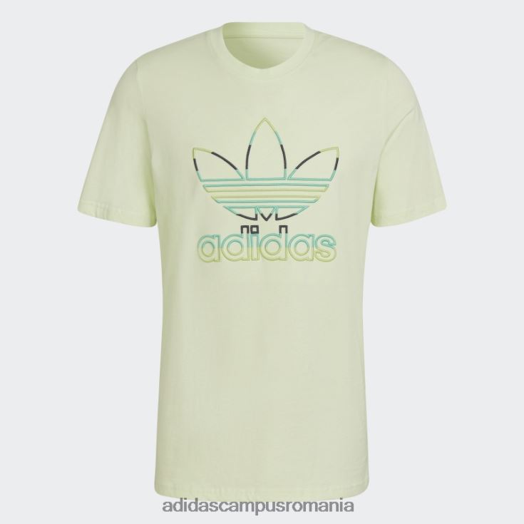 adidas campus romania trifoil tee lime adidas bărbați lămâie verde J266N27200