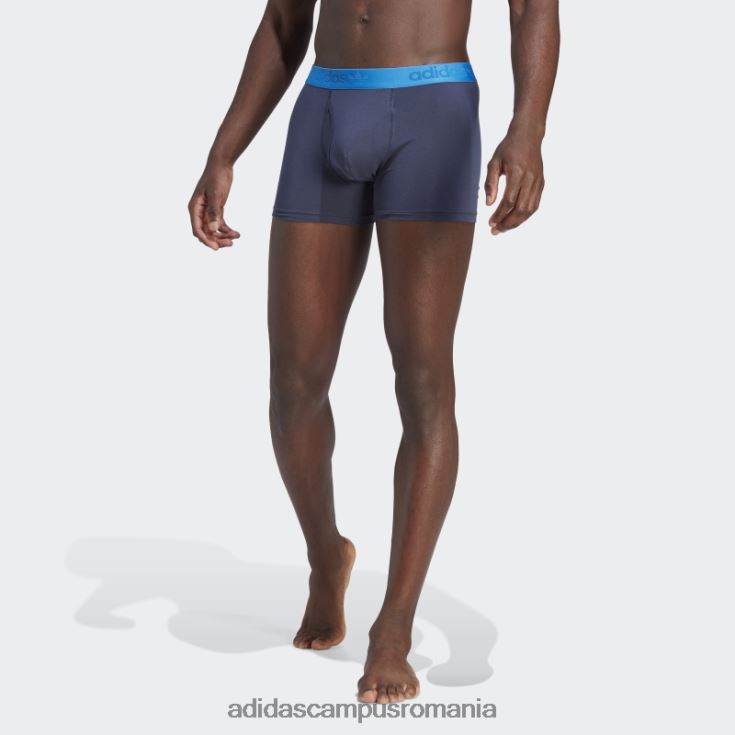 adidas campus romania trunchi slip din bumbac cu imprimeu comfort flex bleumarin bărbați bleumarin/multicolor J266N26140