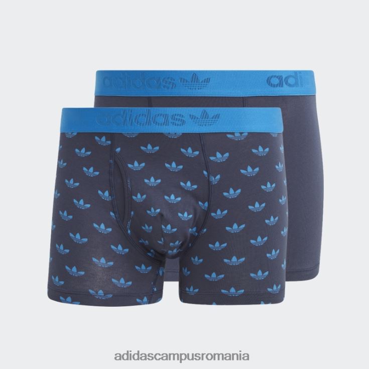 adidas campus romania trunchi slip din bumbac cu imprimeu comfort flex bleumarin bărbați bleumarin/multicolor J266N26140