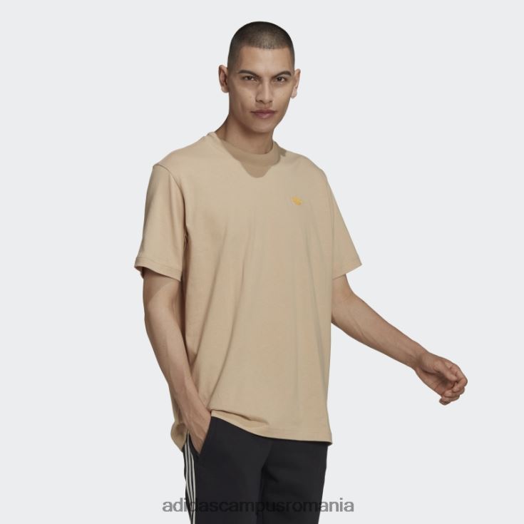 adidas campus romania varsity loose tee bej bărbați bej J266N21327
