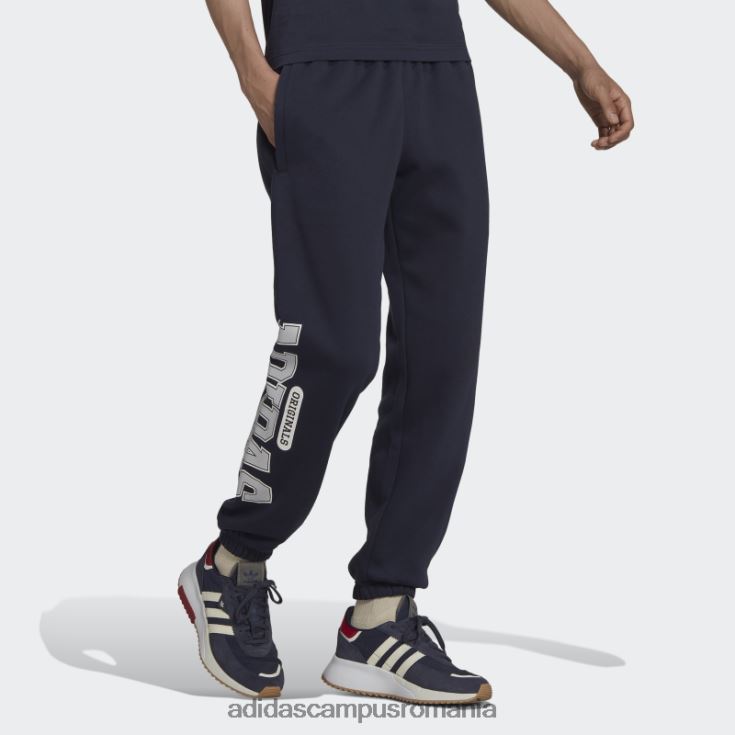 adidas campus romania varsity sweat joggers cerneală bărbați cerneală J266N214624