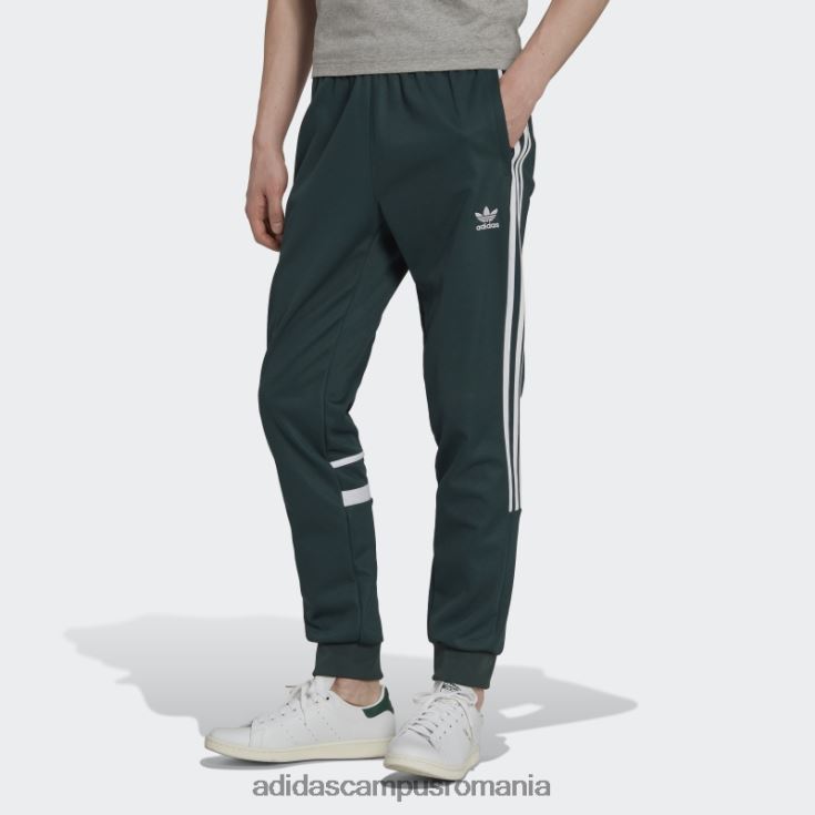 adidas campus romania verde mineral adicolor classics cut line pantaloni bărbați verde mineral J266N26707