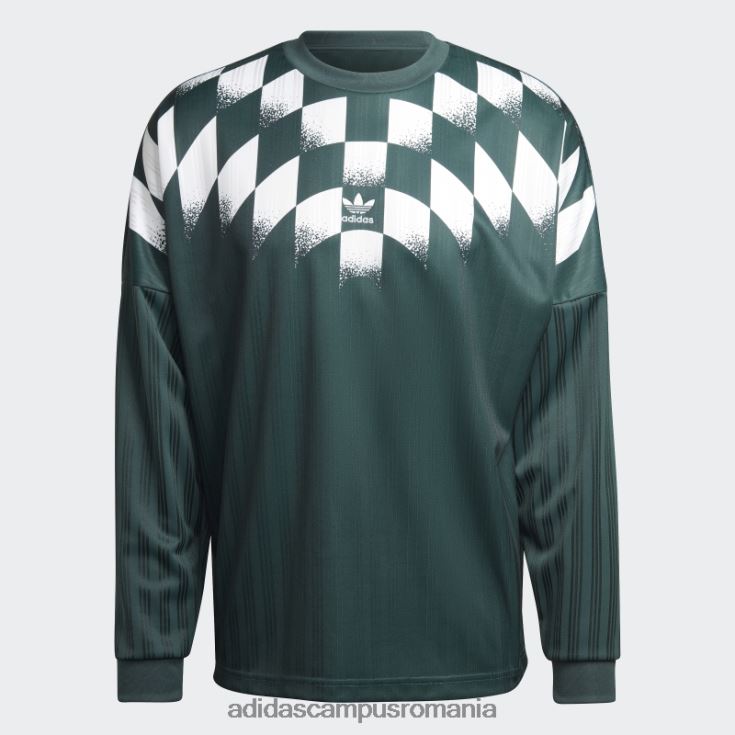 adidas campus romania verde mineral rekive tricou cu mânecă lungă grafic fierbinte bărbați verde mineral J266N27133
