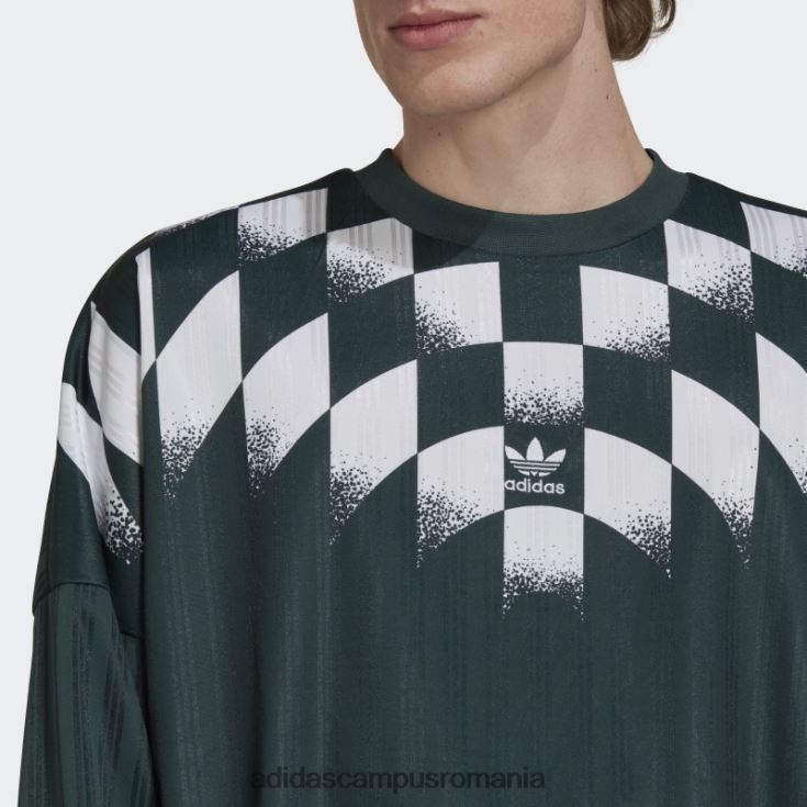 adidas campus romania verde mineral rekive tricou cu mânecă lungă grafic fierbinte bărbați verde mineral J266N27133