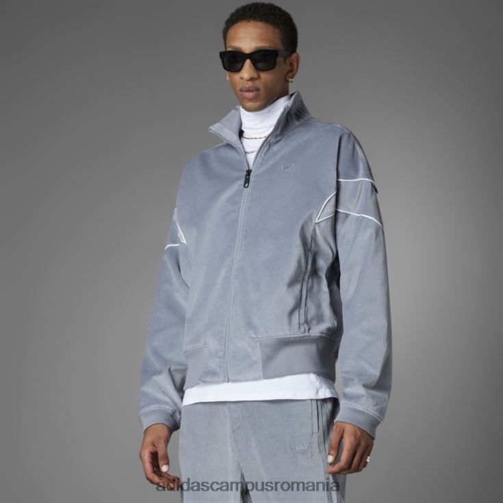 adidas campus romania versiune albastră Challenger track top gri bărbați gri J266N26584