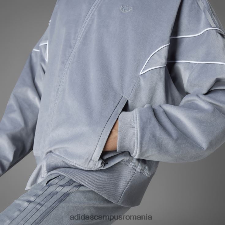 adidas campus romania versiune albastră Challenger track top gri bărbați gri J266N26584