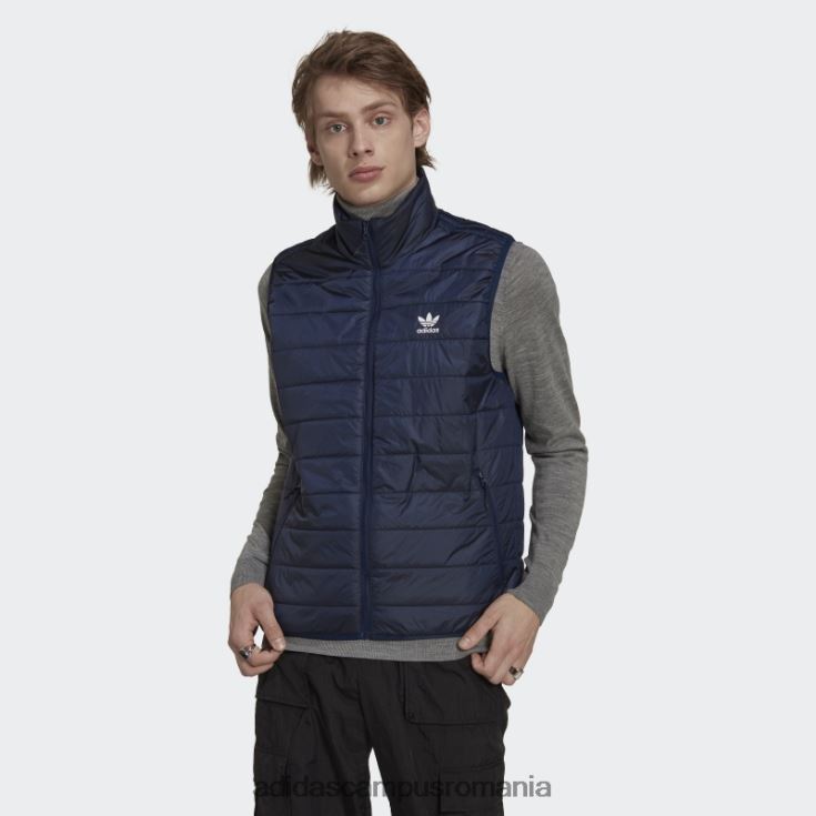 adidas campus romania vestă puf cu guler căptușit indigo de noapte bărbați indigo de noapte J266N214638