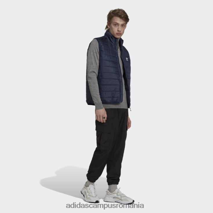 adidas campus romania vestă puf cu guler căptușit indigo de noapte bărbați indigo de noapte J266N214638