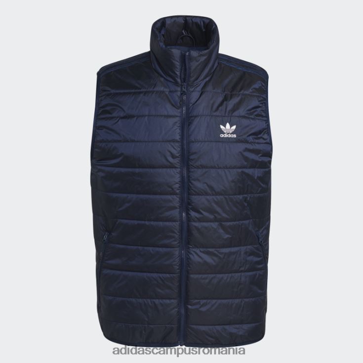 adidas campus romania vestă puf cu guler căptușit indigo de noapte bărbați indigo de noapte J266N214638