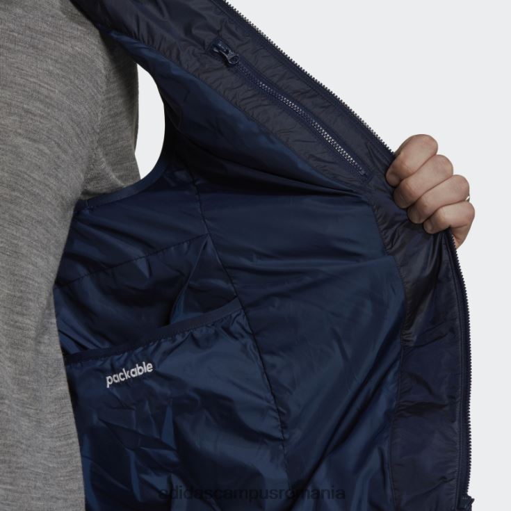 adidas campus romania vestă puf cu guler căptușit indigo de noapte bărbați indigo de noapte J266N214638