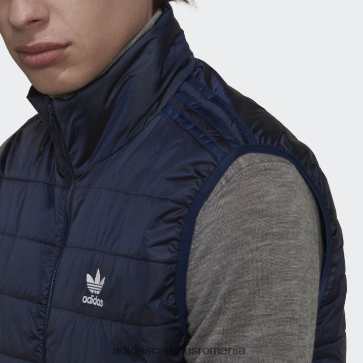 adidas campus romania vestă puf cu guler căptușit indigo de noapte bărbați indigo de noapte J266N214638