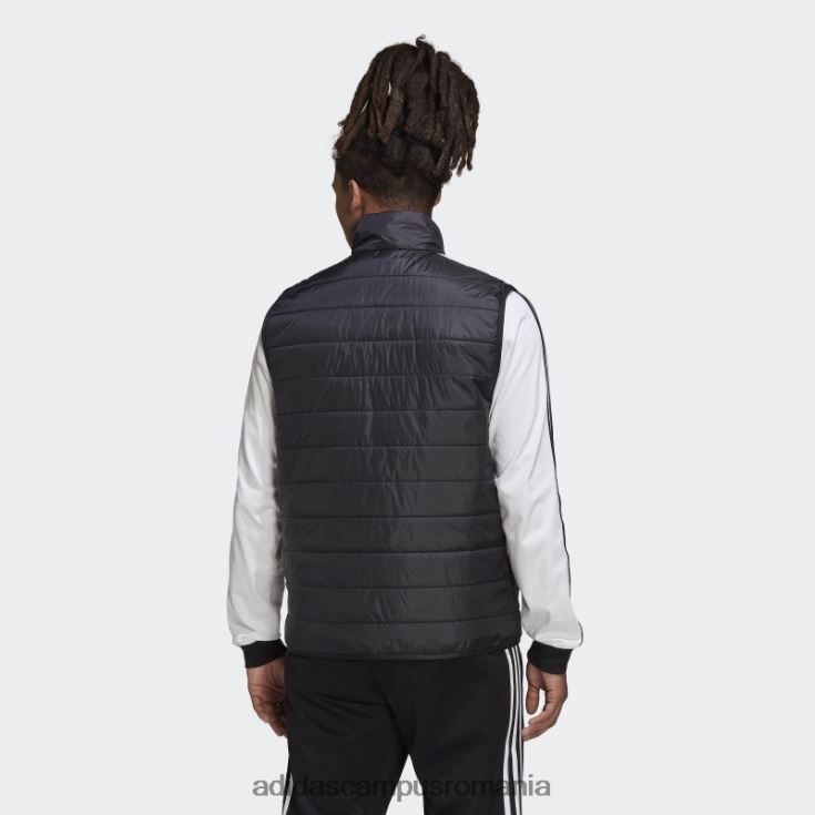 adidas campus romania vestă puf cu guler căptușit negru bărbați negru J266N214636